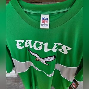 Philadelphia Eagles Kelly Green Men's NFL T-shirt with embroidered eagle XL